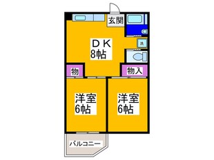 ビレッジハウス泉北栂タワーの物件間取画像